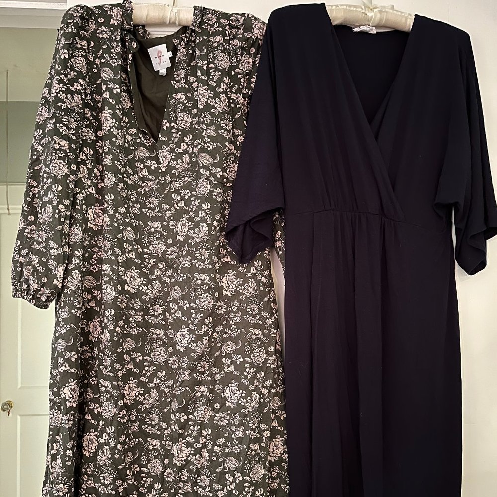 The Nines by Hatch and Ingrid & Isabel Maternity Midi Dresses